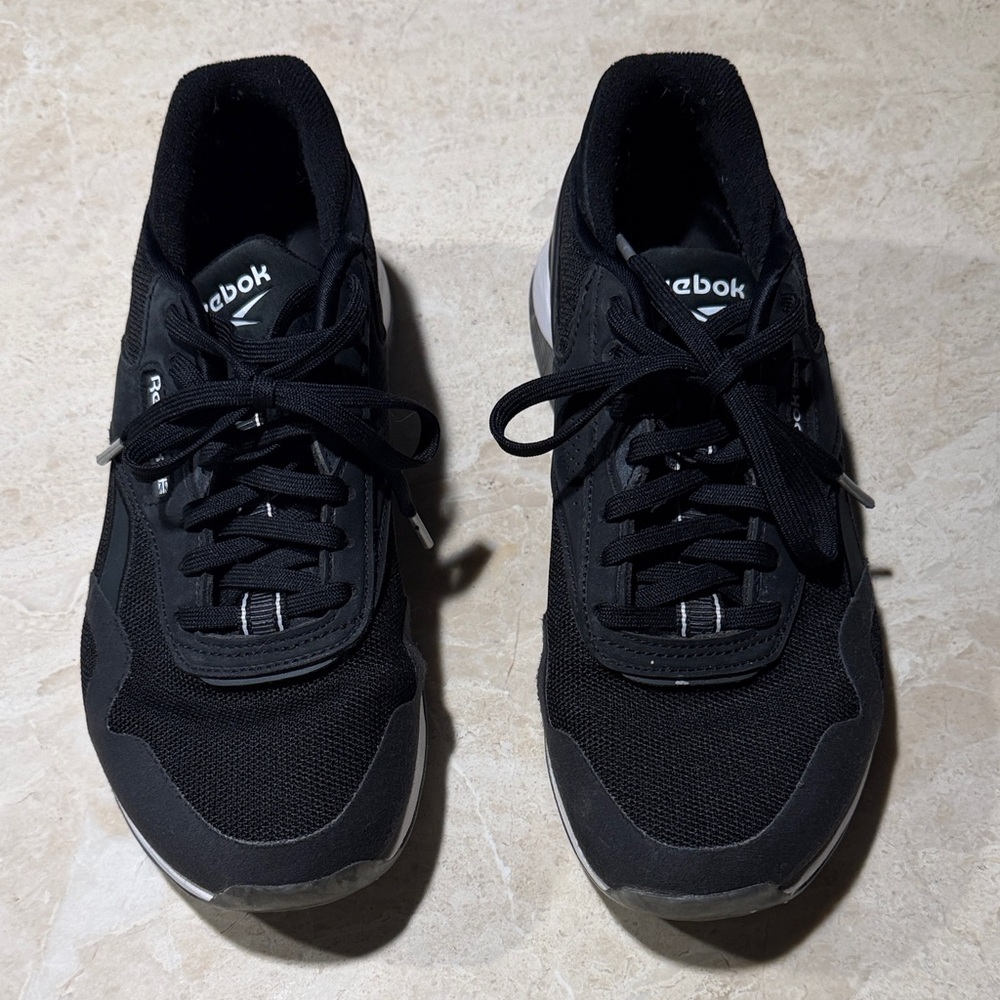 Reebok Black and White Sneakers